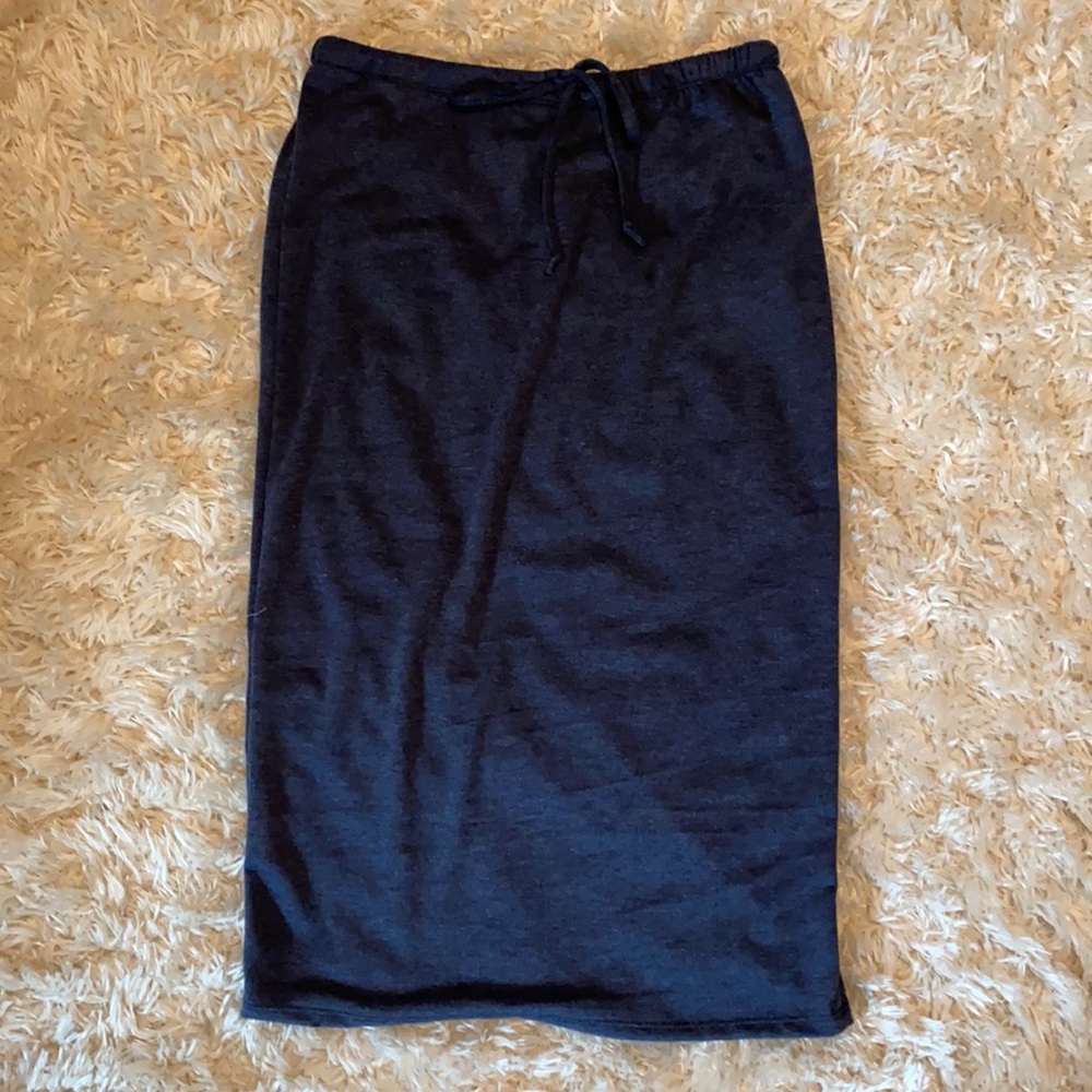 Size medium heather blue skirt.